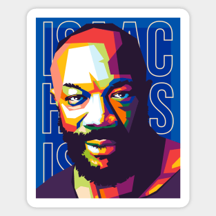 isaac hayes wpap Sticker